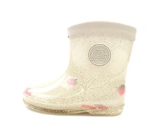 Petit by Sofie Schnoor rubber boot sand strawberry glitter